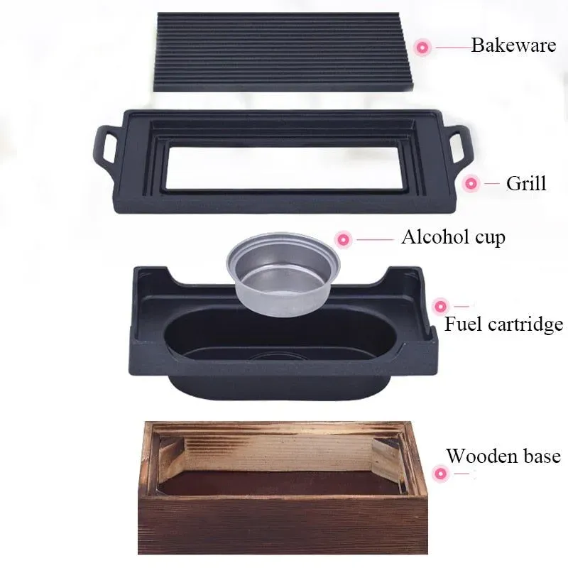 Japon style Asahidake barbecue extérieur