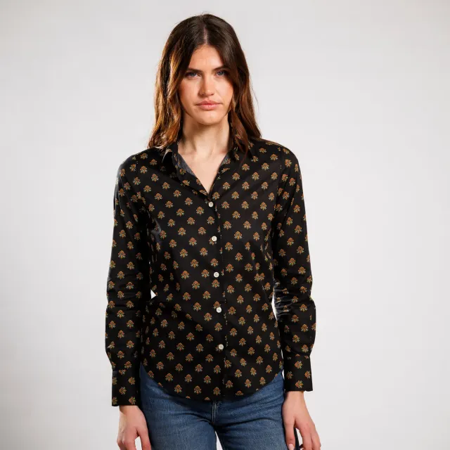Mistral Chance chemisier voile coton coupe cintrée