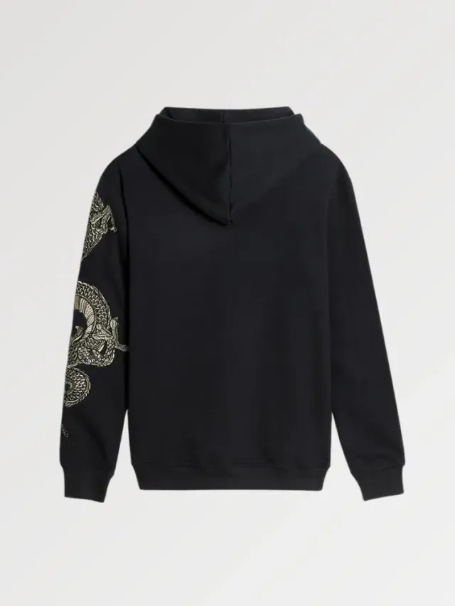Japon style Huanglong sweat dragon noir