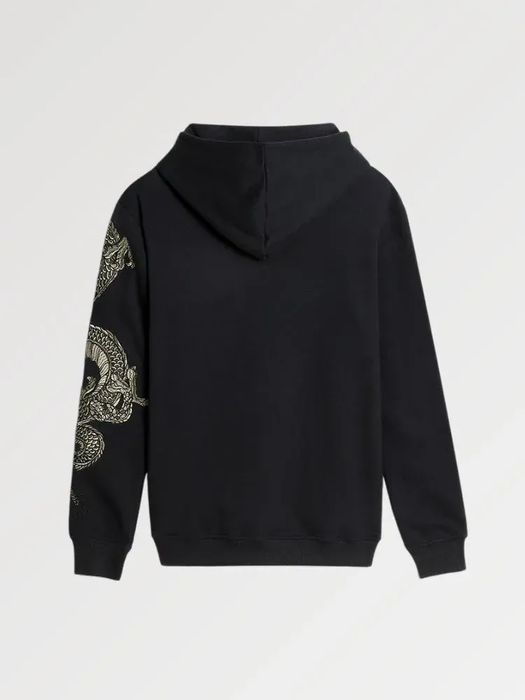 Japon style Huanglong sweat dragon noir