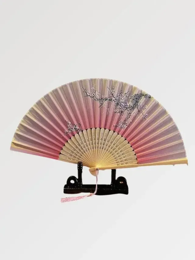 Japon style Honiko éventail japonais bambou fleuri