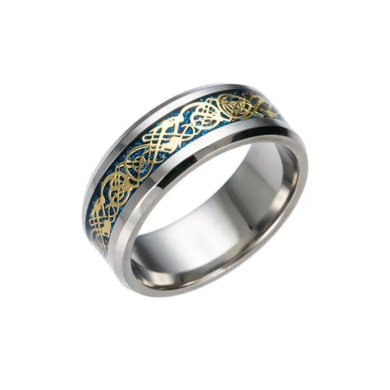 Japon style ringshine bague asiatique dragon