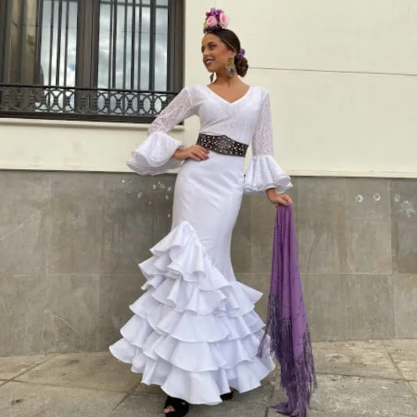 VIVA LA FERIA Tarantos jupe flamenca femme