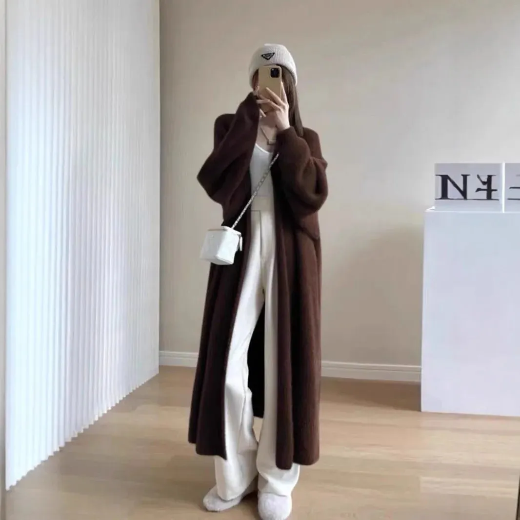 Esprit du Japon Cardigan long kimono maille douillette