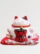 Esprit du Japon maneki neko tambourin céramique 11 cm
