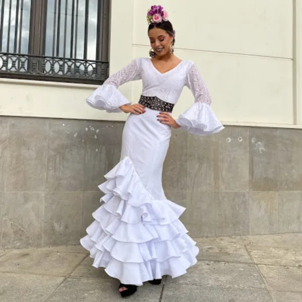 VIVA LA FERIA Tarantos jupe flamenca femme