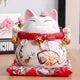 Esprit du Japon Maneki Neko fleurs japonaises tirelire céramique