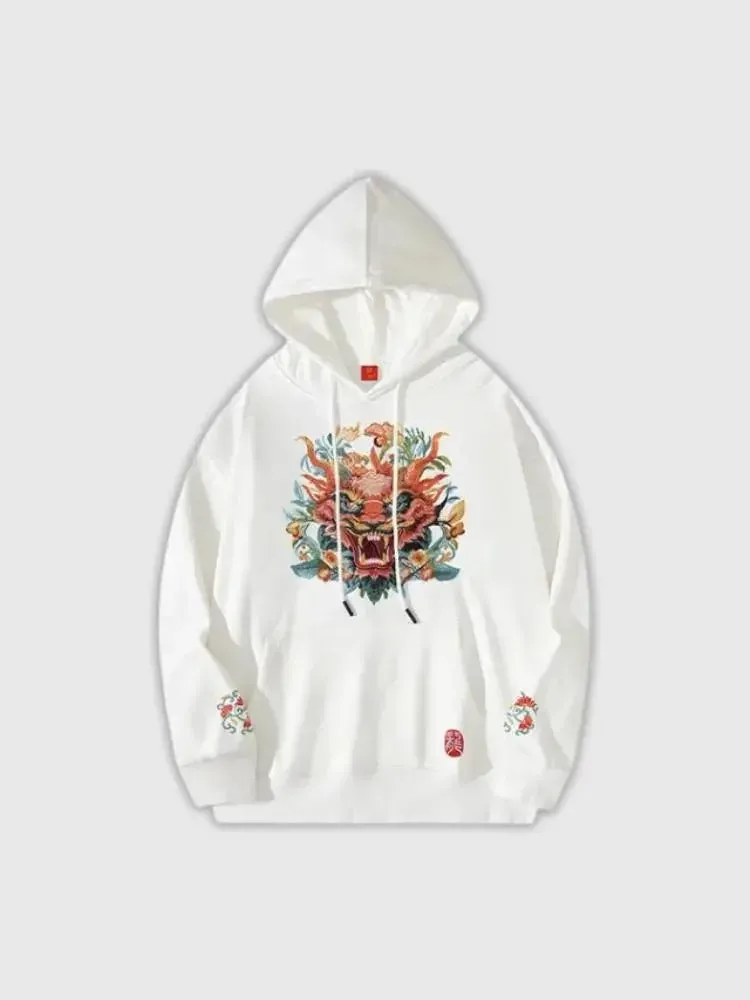 Japon style Tigre ‘tora X Akino’ sweat japonais brodé
