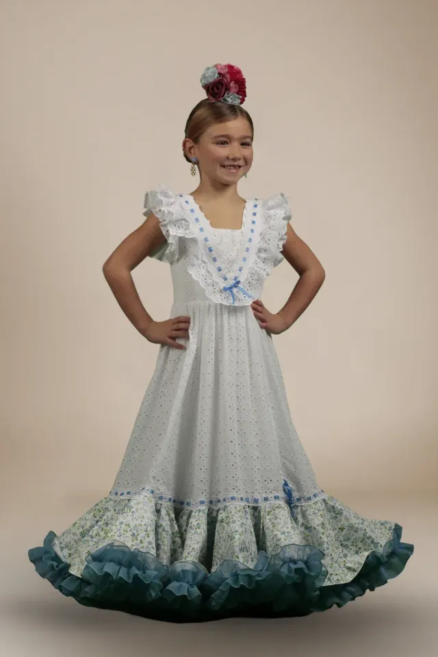 Viva La Feria Ajolí robe flamenca fille
