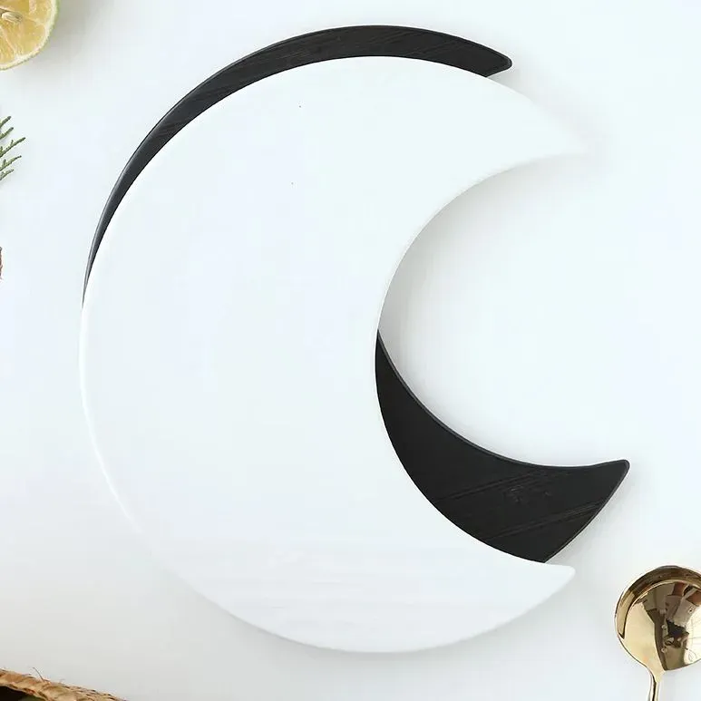 Japon style Kaede assiette lune céramique
