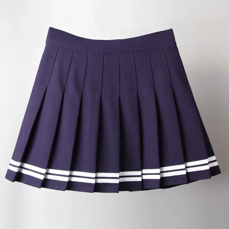 Japon style Jupe Plissée Japonaise jupe