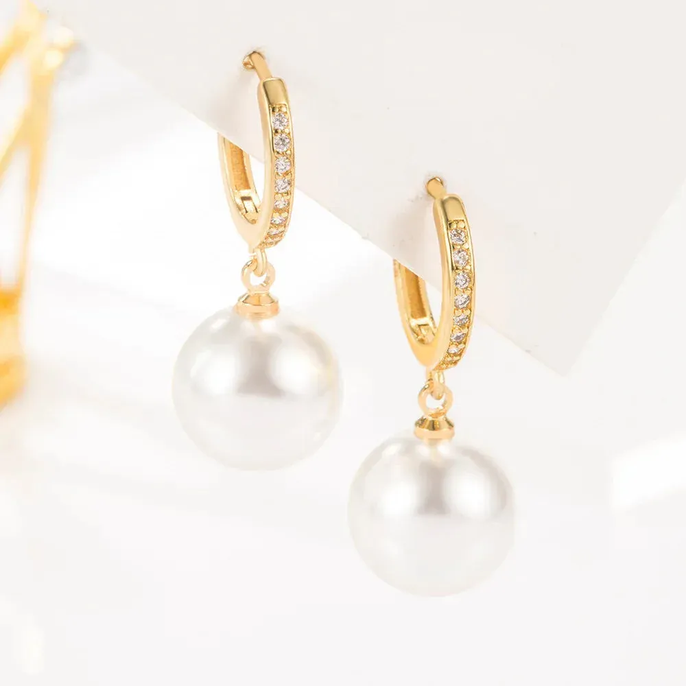 Japon style Perle Japonaise boucles d'oreilles perles artisanales