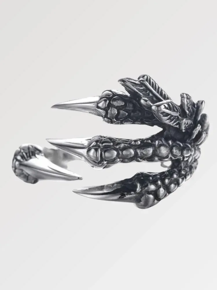 Japon style Bague Griffe De Dragon ‘hyrul’ bague dragon métal