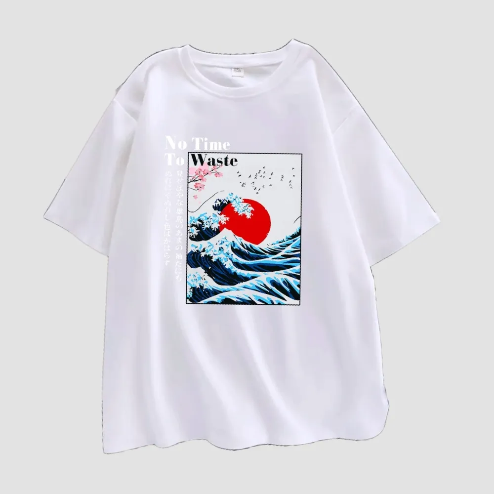 Japon style t-shirt japonais femme motifs raffinés