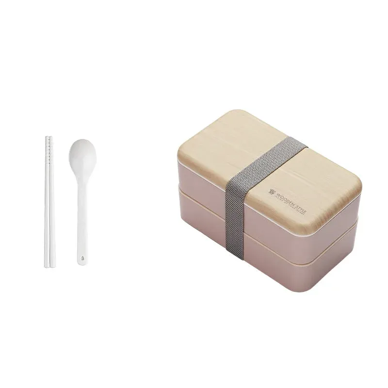 Japon style Boite Bento Bois boîte repas