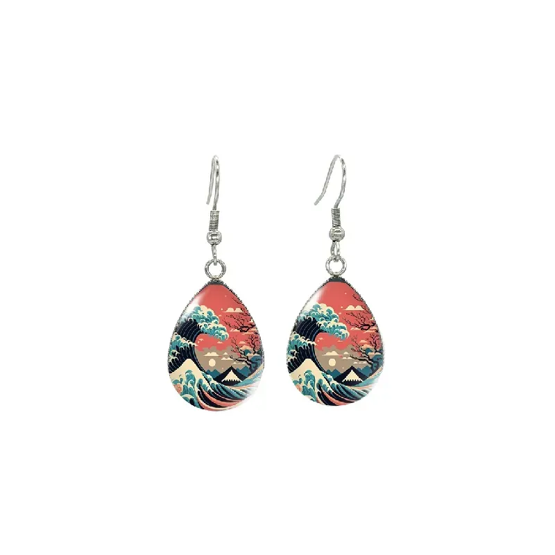 Japon style boucles d’oreilles japonaises traditionnelles