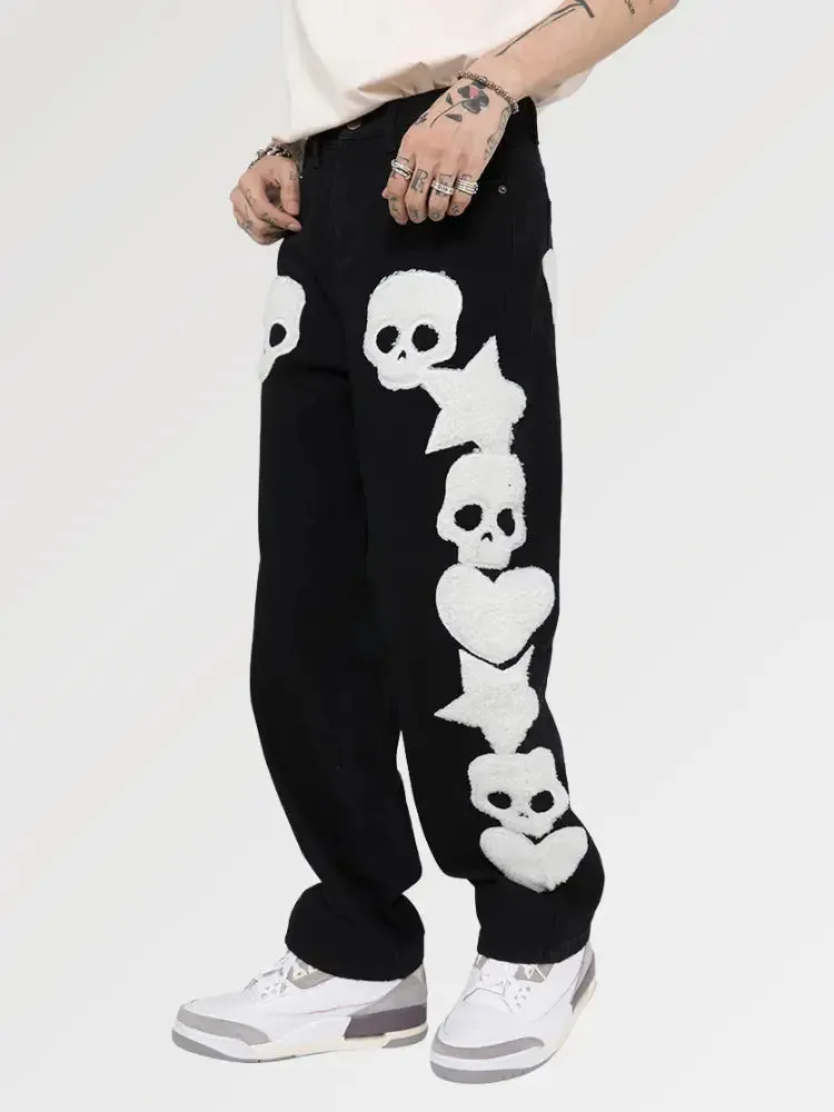 Japon style daddy Jack jean streetwear homme coupe ample