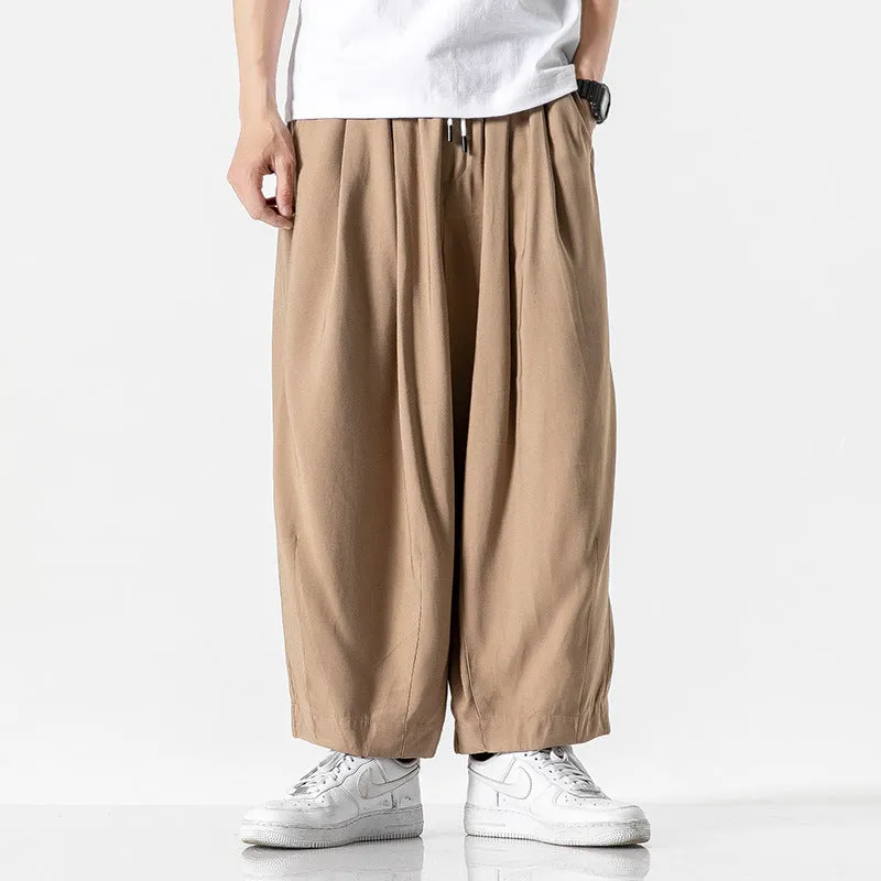 Esprit du Japon Pantalon Sarouel Japonais Homme en coton