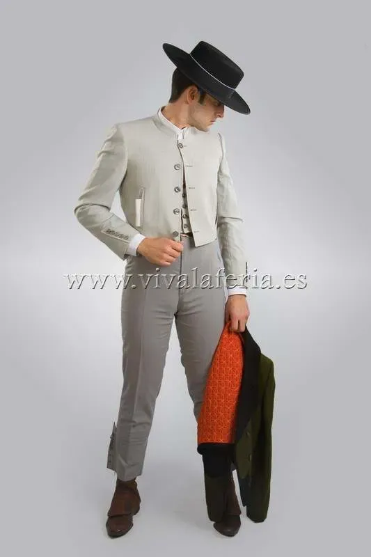 VIVA LA FERIA Traje de Corto Rayas Medianas costume campero homme
