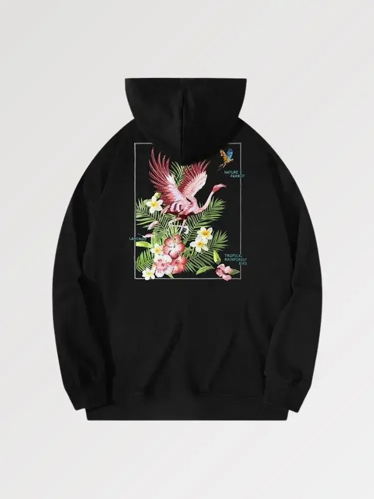 Japon style Hoodie Oiseau Japonais ‘cheonan’ sweat à capuche