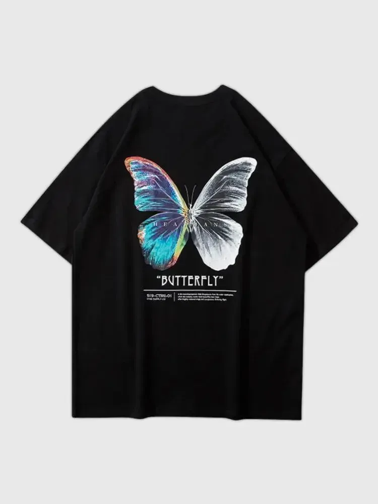Japon style ‘the Butterfly’ T-shirt papillon