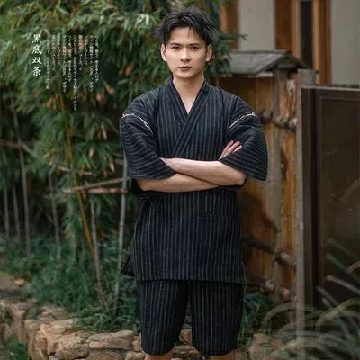 Japon Style Jinbei En Coton Homme vêtement coton