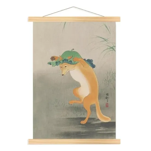 Japon style Kitsune tableau japonais
