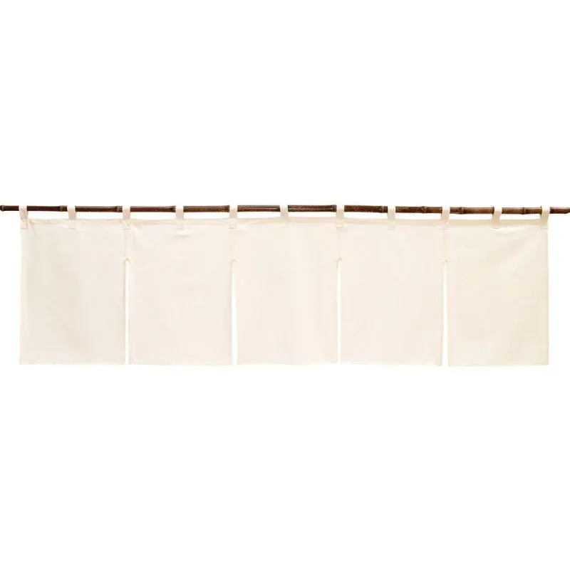 Japon style Noren Japonais Court Beige rideau coton