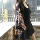 Esprit du Japon veste kimono carpe koï sakura fond noir