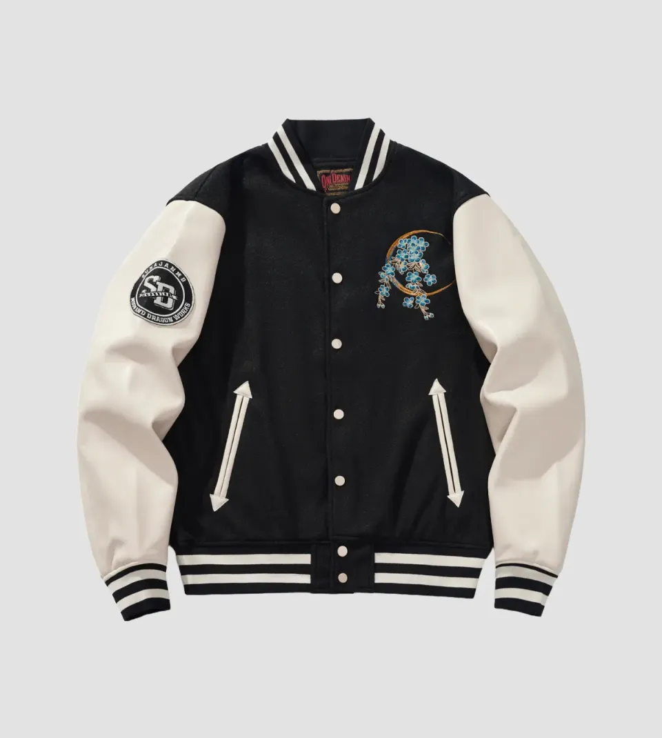 Japon style bomber veste sukajan brodée
