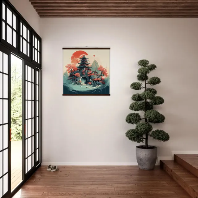 Japon Style Okoiyuma Tableau Japonais