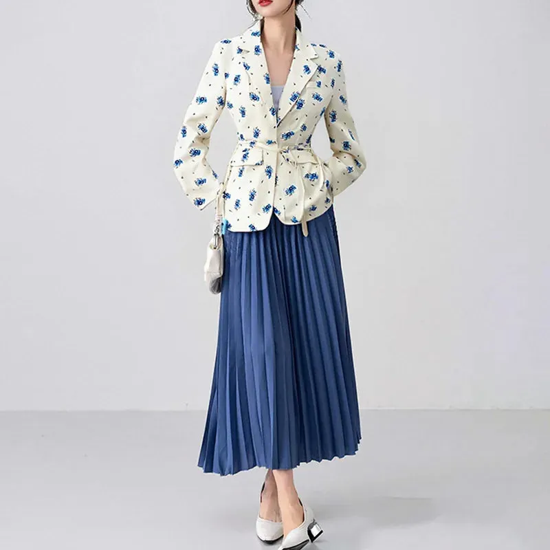 Esprit du Japon veste kimono fleurie ceinture satin