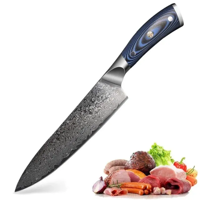Japon style Kudamono Damascus Knife Kazuma couteau Damas