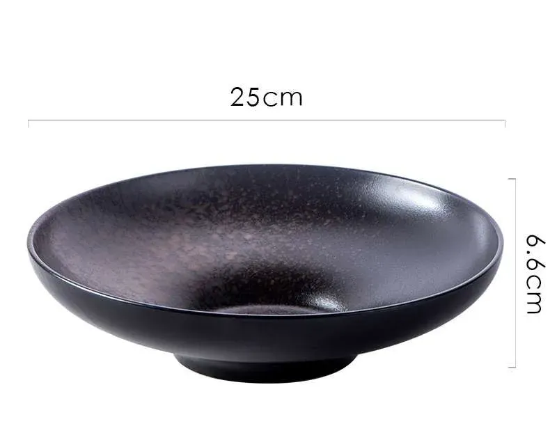 Japon style seiran bol assiette creuse en céramique
