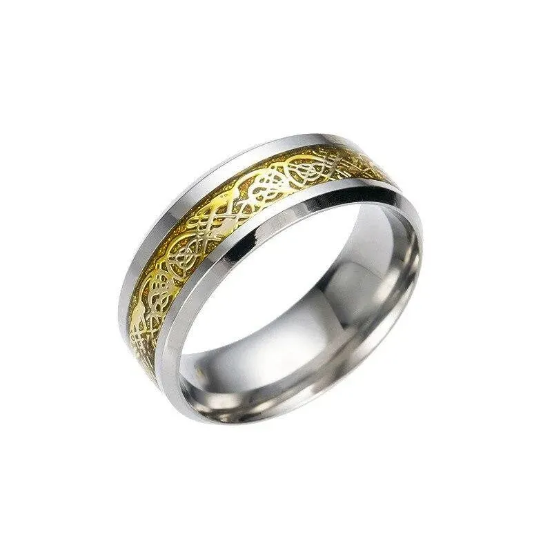 Japon style ringshine bague asiatique dragon