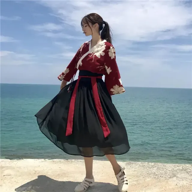 Japon style hanfu style robe japonaise femme