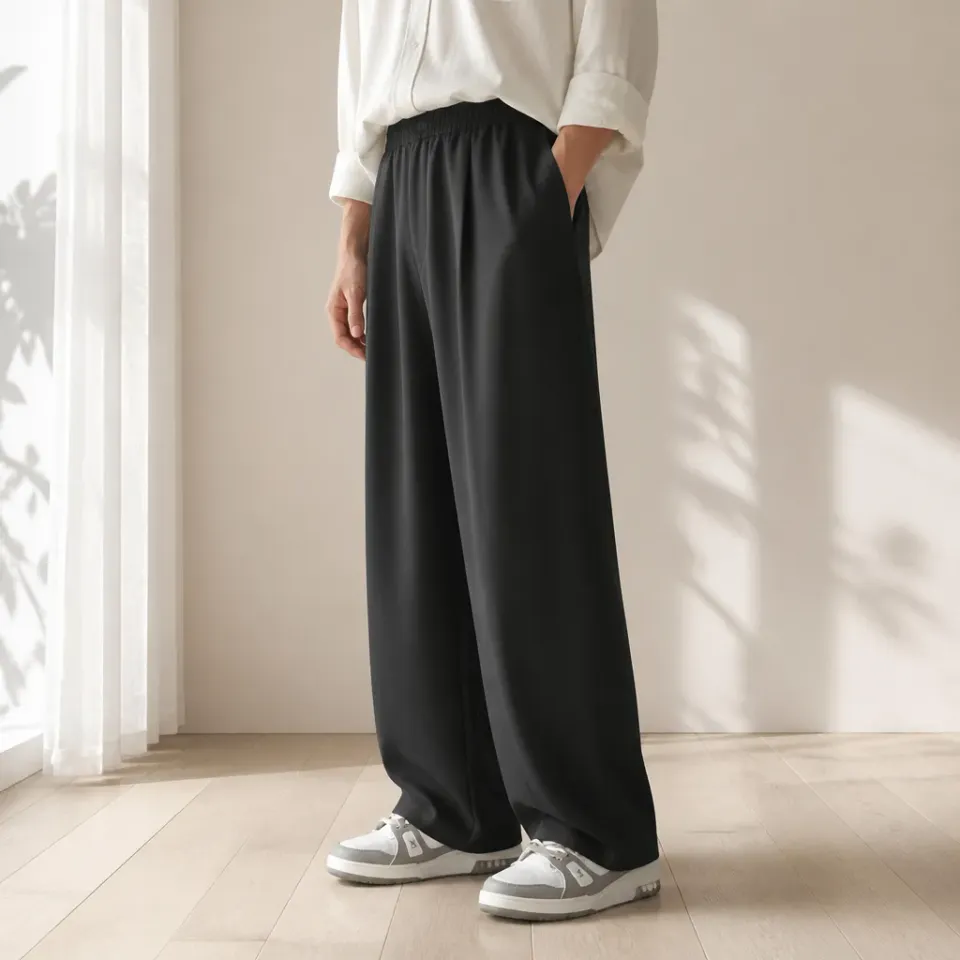 Esprit du Japon pantalon japonais droit homme jambe large