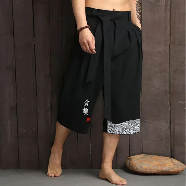 Japon style Taro pantalon court confort