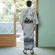 Esprit du Japon Kimono Traditionnel Homme Imprimé Dessin sumi-e