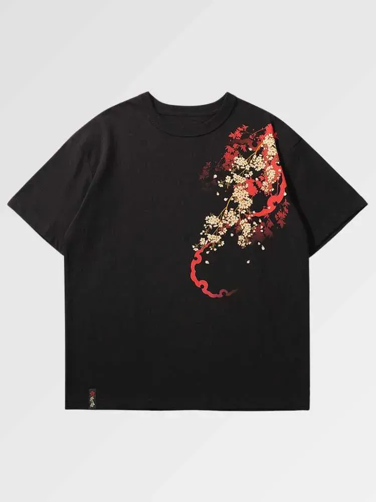 Japon style Niigata X Watanabe t-shirt geisha coton
