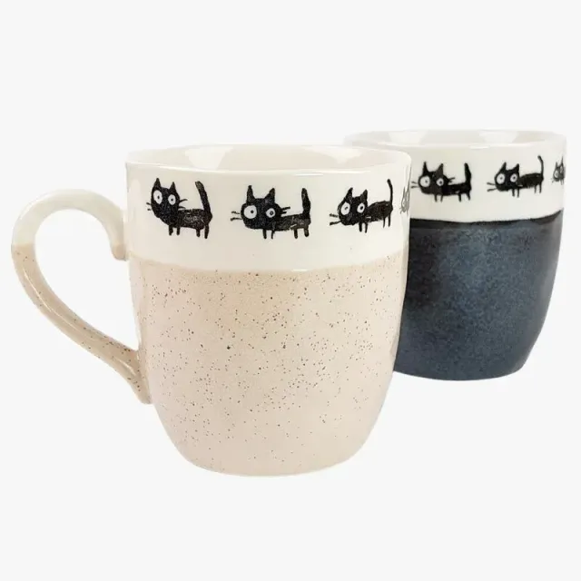 Japon style Coffret Mugs Japonais Chat