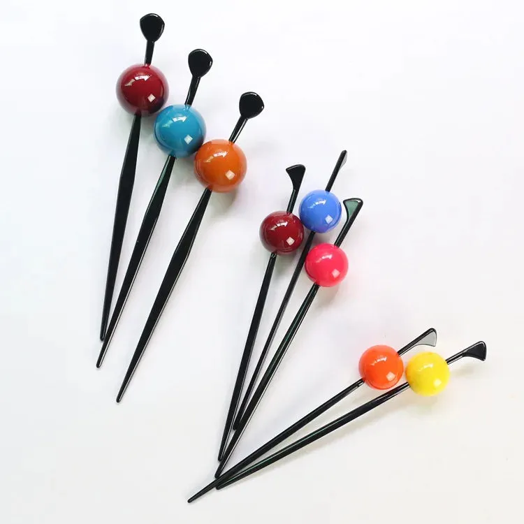 Esprit du Japon Épingle Kanzashi Boule Acrylique Chignon