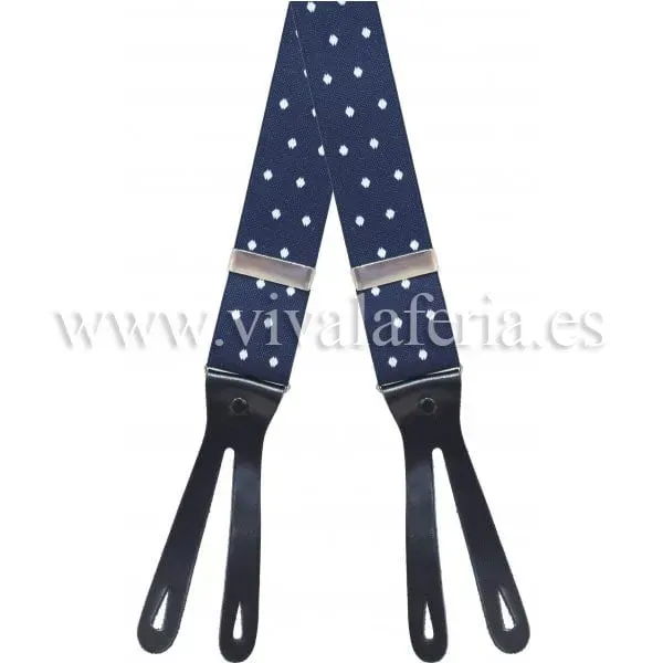 Viva La Feria bretelles élastiques à pois 3,5 cm