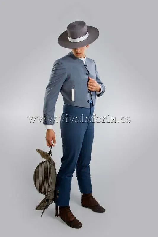 Viva la Feria traje corto lycra à rayure étroite