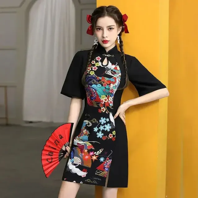 Japon style robe motif japonais