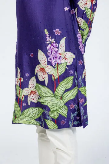 Rahul Mishra Valley Of Flowers Hand-Embroidered Kurta