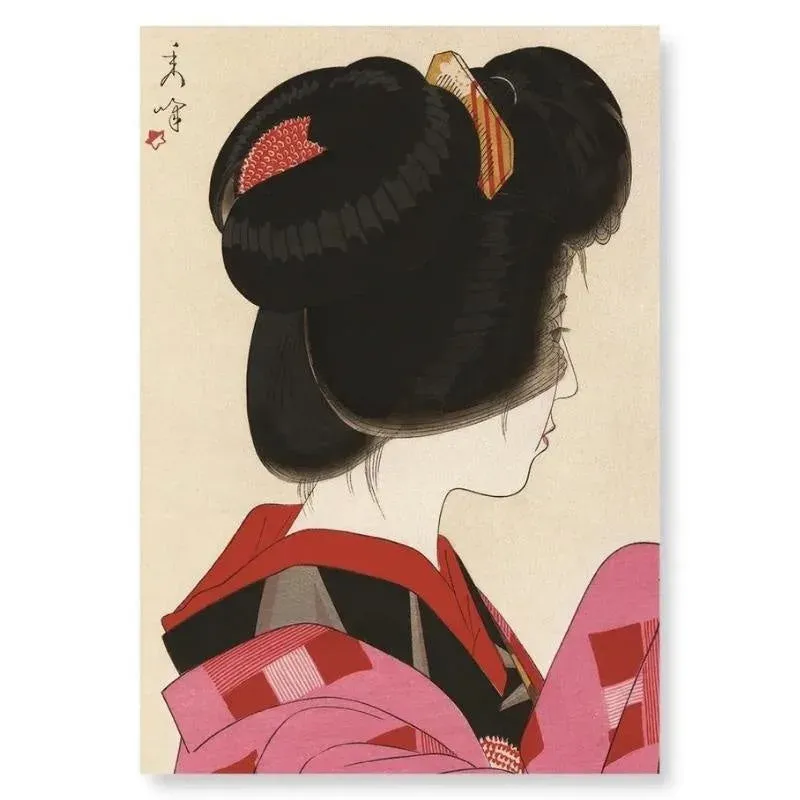 Japon style Geisha tableau japonais Shuho