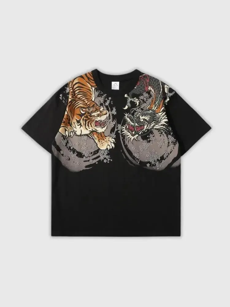 Japon style Tshirt Broderie Japonaise ‘kadoma’ t-shirt brodé