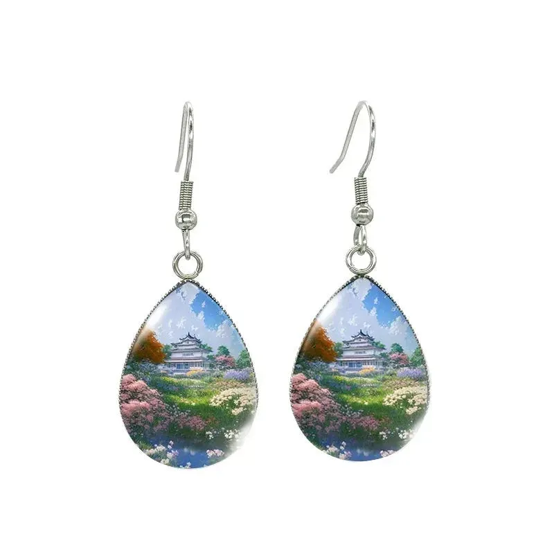 Japon style boucles d’oreilles japonaises traditionnelles
