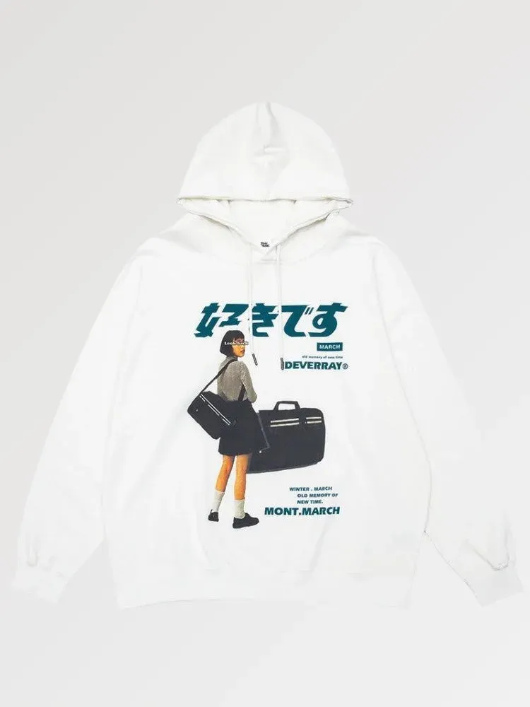 Japon style Inokima sweat japonais capuche streetwear
